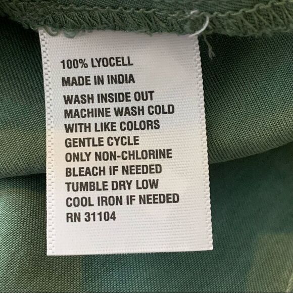 New Directions Women's Boyfriend Shirt Dress - Light olive green - Picture 9 of 10